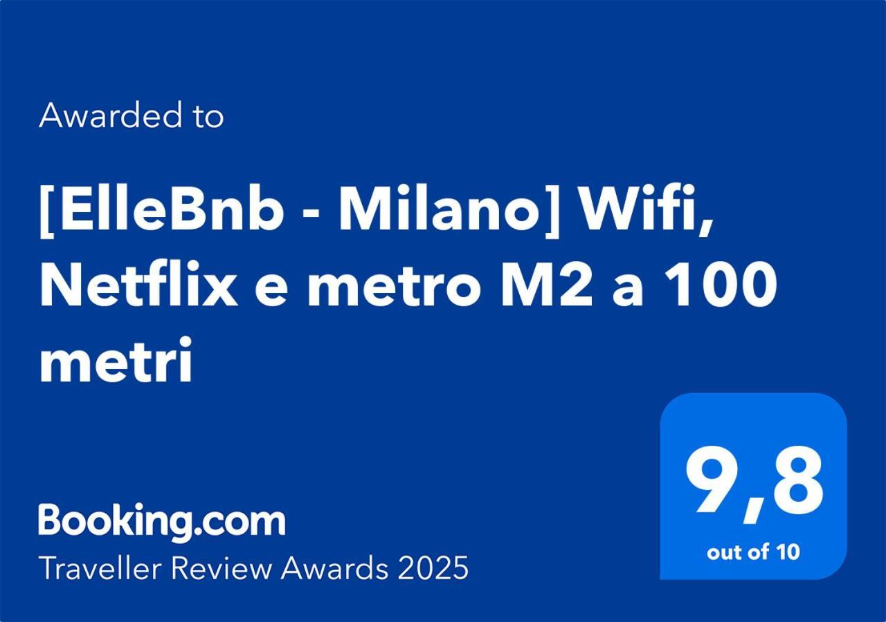 Ellebnb - Milano Wifi, Netflix E Metro M2 A 100 Metri Buitenkant foto